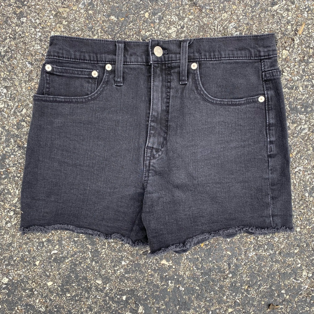 Madewell Black Denim Shorts